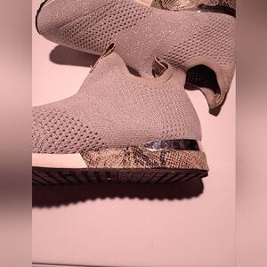 Grey Mesh Fashion Slip On Sneaker